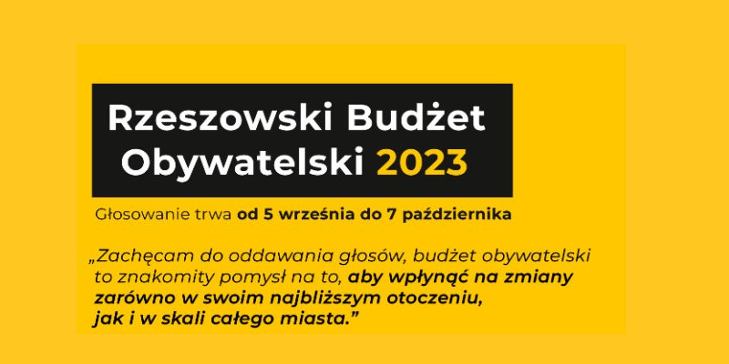 Rzeszowski Budżet Obywatelski 2023